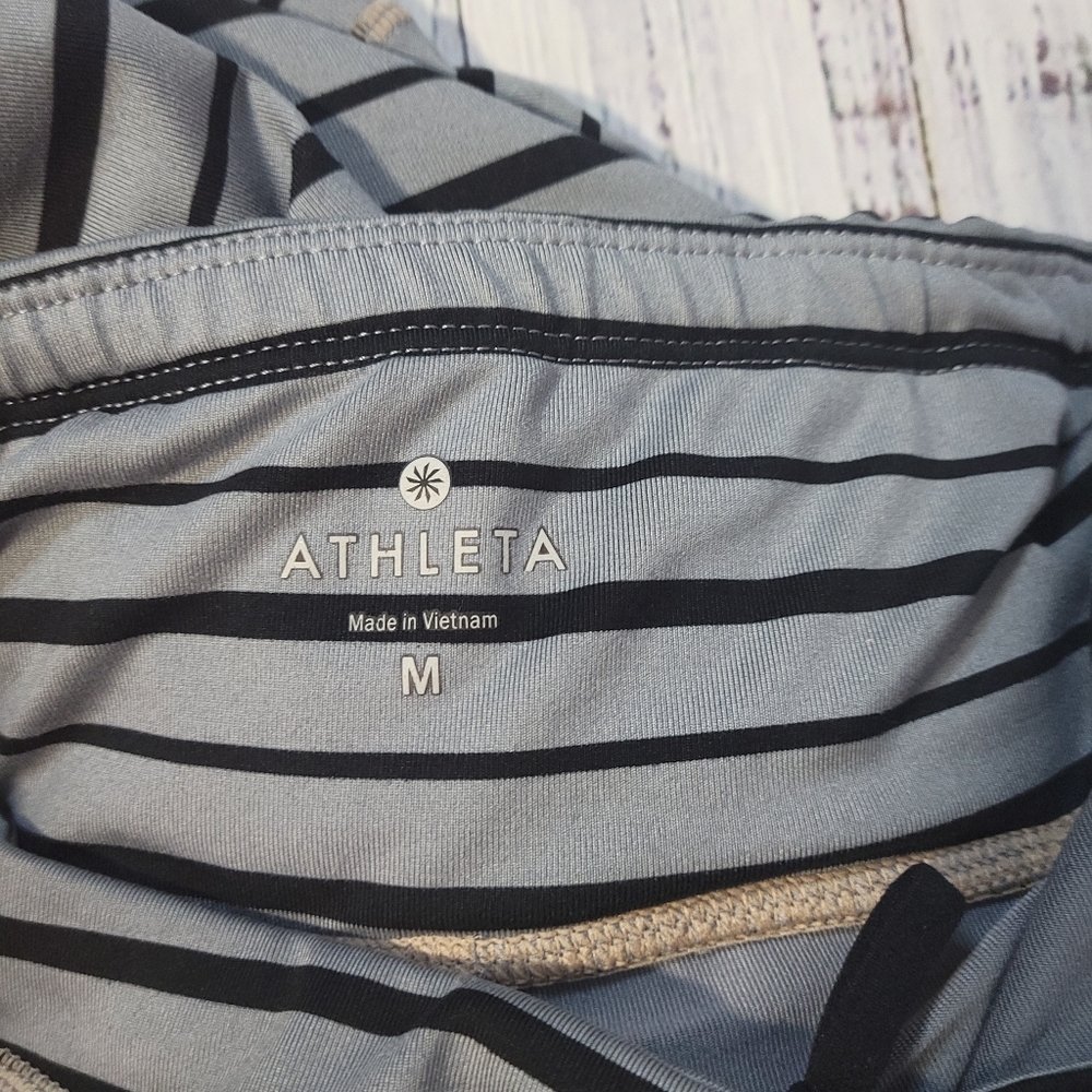 Athleta Relay M stripped skinny leggings - Picture 7 of 7